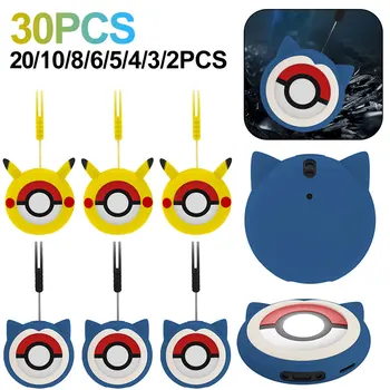 2-30pcs Silikónové Ochranné puzdro pre Pokémon GO Plus + Anime Kawaii Pika Shockproof Shell Kryt s Lanom pre Pokemon Ísť Plus +