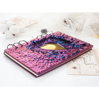 2 ks DIY Knižné Crystal Epoxidové Živice Formy Dragon Eye Notebook Prípade Zrkadlo Silikónové Formy