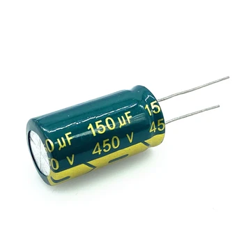 2 ks/veľa 450V 150UF veľkosť 18*30 MM vysoká frekvencia nízka impedancia 450V150UF hliníkové elektrolytický kondenzátor 20%