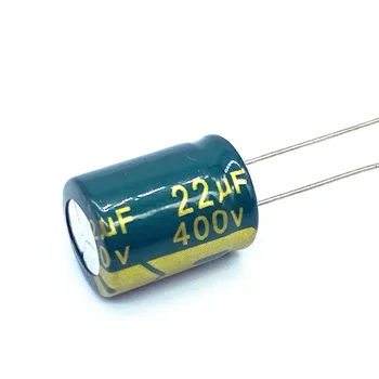 5 ks/veľa 400V22UF vysoká frekvencia nízka impedancia 400V 22UF hliníkové elektrolytický kondenzátor veľkosť 13*17 20%