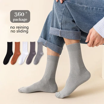 5 Párov Mužských Ponožka Stredné Trubice Potu Ponožky Prenosné pančuchový tovar Pohodlné