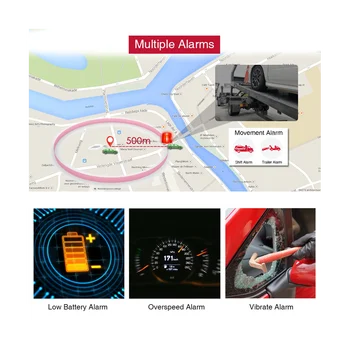 Auto GPS Tracker TK915 GPS Lokátor 10000MAh Vodeodolné IP65 GPS Auto Tracker Tamper Upozornenie ŽIVOTNOSŤ FREE APP