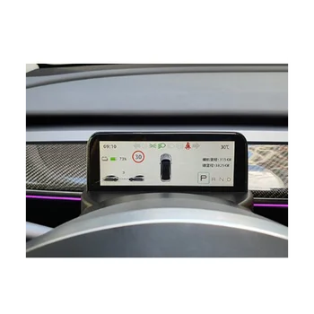 Auto Volant Obrazovke Silu, Rýchlosť, Displej 4.6 Palcový IPS Mini LCD Panel Panel pre Model Y/3