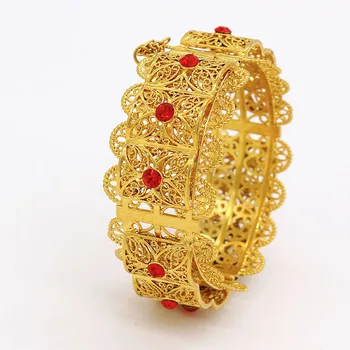 Dubaj Nové 18K Zlatom Náramok pre ženské Šperky DD10236