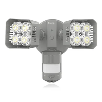 [Flash Vysporiadať]3600 Lm 36W LED Bezpečnostný Svetelný Senzor Pohybu D2D Vonkajší Reflektor Flood Light[US Stock]