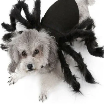 Halloween Pet Oblečenie Spider Transformácie Psa, Mačky, Pet Transformácie Zábavné vesta zábavné cosplay black spider