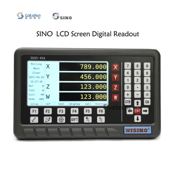 Kovové ČÍNSKO SDS5-4VA Digitálny Displej Meter 4 Os 5 Osí LCD Displej Všeobecné Odčítanie, NC Obrábacie stroje na Frézovanie Sústruh Brúska EDM Sp