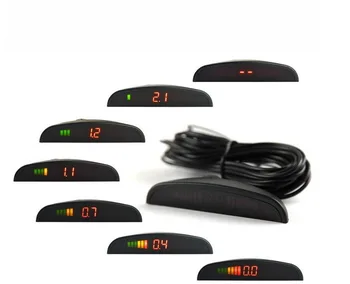 LED Displej Auto Reverse Pomoc 12V Monitor Systém Detektora zálohovať Parkovanie Radar Príslušenstvo pre Parkovanie Senzor Kit Auto