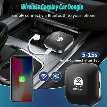 Leranda Nové UpdateC1 Káblové Bezdrôtové CarPlay Adaptér pre lPhone Bezdrôtový Auto Adaptér do Auta,Apple Wireless Carplay Dongle