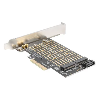 M. 2 NVME M+B Kľúč SSD do PCIE Adaptér PCI-E 3.0 X4 SATA Rozširujúca Karta