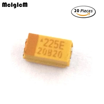 MCIGICM 20pcs A 3216 2.2 uF 25V SMD tantal kondenzátor