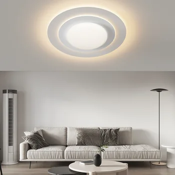 Moderné Kolo LED Stropný Luster Svetlá pre Obývacia Izba Štúdia Zvlnenie Tvar Nordic Domov Deco Lesk salon Spálňa Stropné Lampy