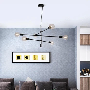 Nordic inteligentné domáce dekorácie Lustre obývacia izba dekorácie Prívesok osvetlenie vnútorné osvetlenie jedáleň led svetlá pre izba
