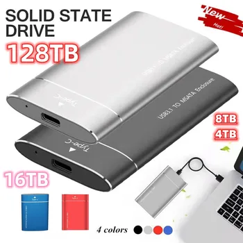 Poratble SSD disku 1 TB 2TB 4TB Mobile Externé pevné Disky Vysokú rýchlosť ssd (Solid State Drive 8TB 16TB 30TB pre iPhone Samsung Telefóny, Notebooky