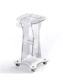 Salón krásy zariadenie špeciálne vozíka vody svetlo nástroj polica akryl transparentný nástroj košíka high-end