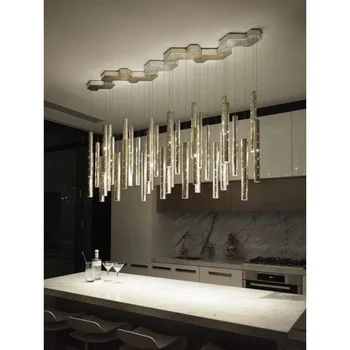 Umenie LED Luster Prívesok Lampy, Stropné osvetlenie Jedáleň, Moderná Severská kombinovateľné obývacia domáce dekorácie bar