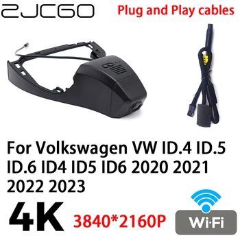 ZJCGO 4K 2160P DVR Dash Cam Kamera, videorekordér Plug and Play pre Volkswagen VW ID.4 ID.5 ID.6 ID4 ID5 ID6 2020 2021 2022 2023