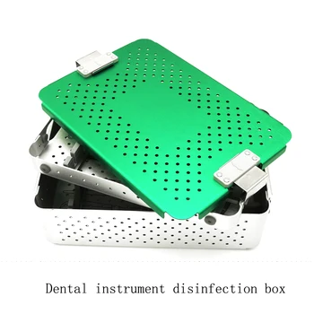 Zubné hliníkovej zliatiny nástroj dezinfekcia box chirurgické nástroje pre správu ukladania box dvojvrstvové umiestnenie rack