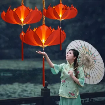 Čínsky Klasického Svietidla Dekorácie Prívesok Svetlá Moderné E27 Domáce Dekorácie Podkroví Osvetlenie Handwoven Textílie Umenie Závesné Lampy