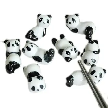 Čínsky Tyčinka Panda Prútik, Zvyšok Tvorivé Roztomilý Keramické Prútika Mat 8 Druhov Panda Tvar Kuchynské Potreby Riad