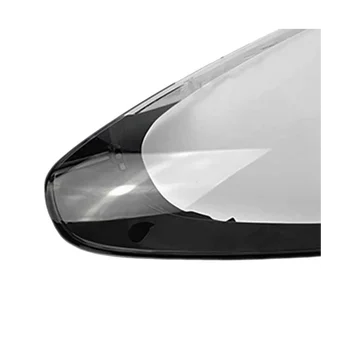 Ľavý Predný Reflektor Shell Tienidlo Lampy Transparentné Objektív puzdro pre Porsche Cayenne 2015-2017 Auto Vedúci Svetlo Bývanie