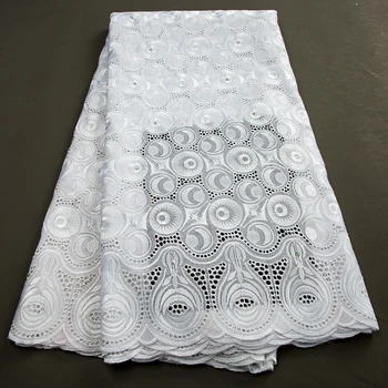 Švajčiarskej Čipky Textílie 2023high Kvality Afriky Suchá Bavlna Čipky Textílie S Vyšívané Nigérijský Svadobné Šaty pre Ženy Strany A3433